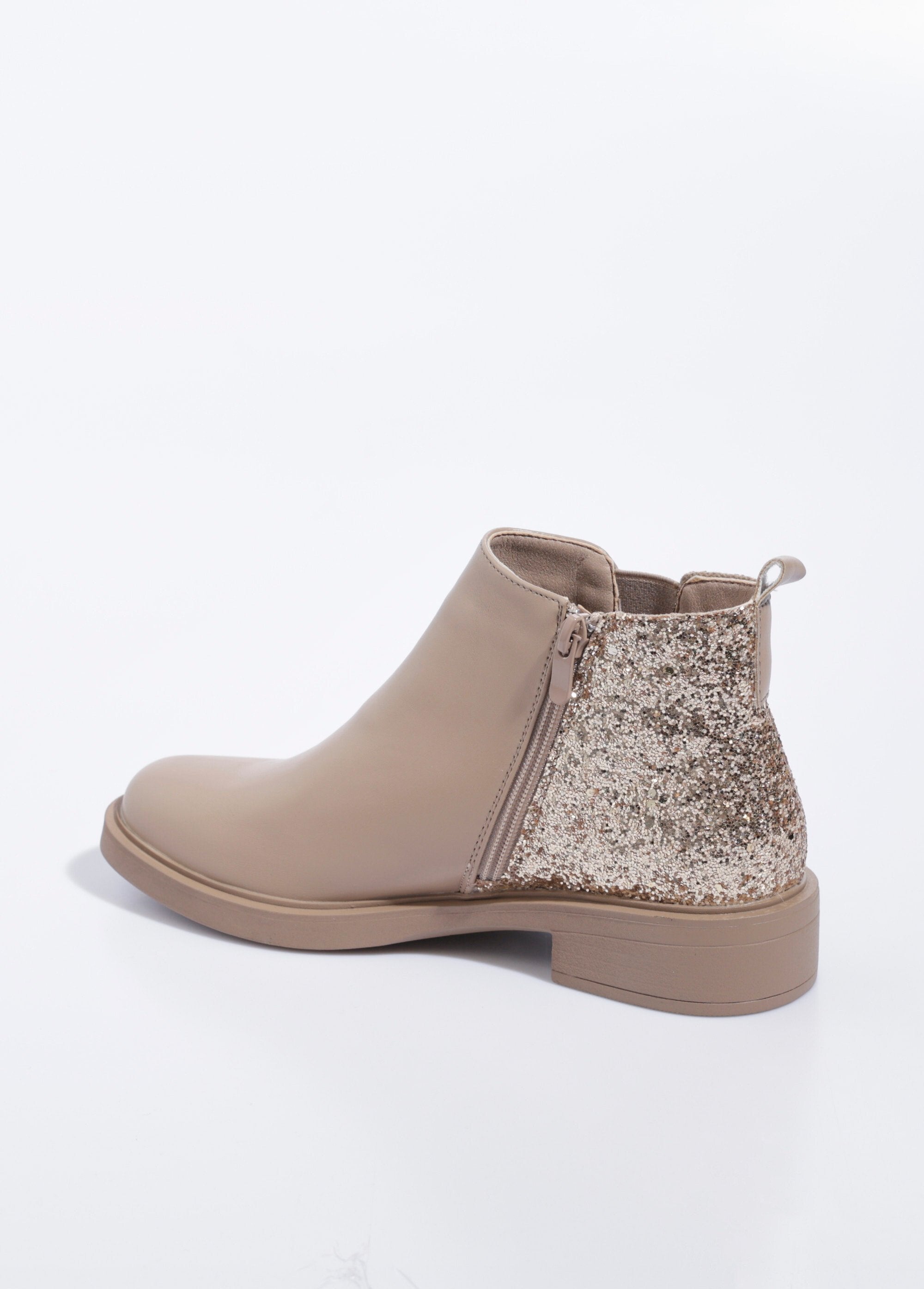 Boots_Chelsea,_détail_paillettes_talon_Beige_DO1_slim