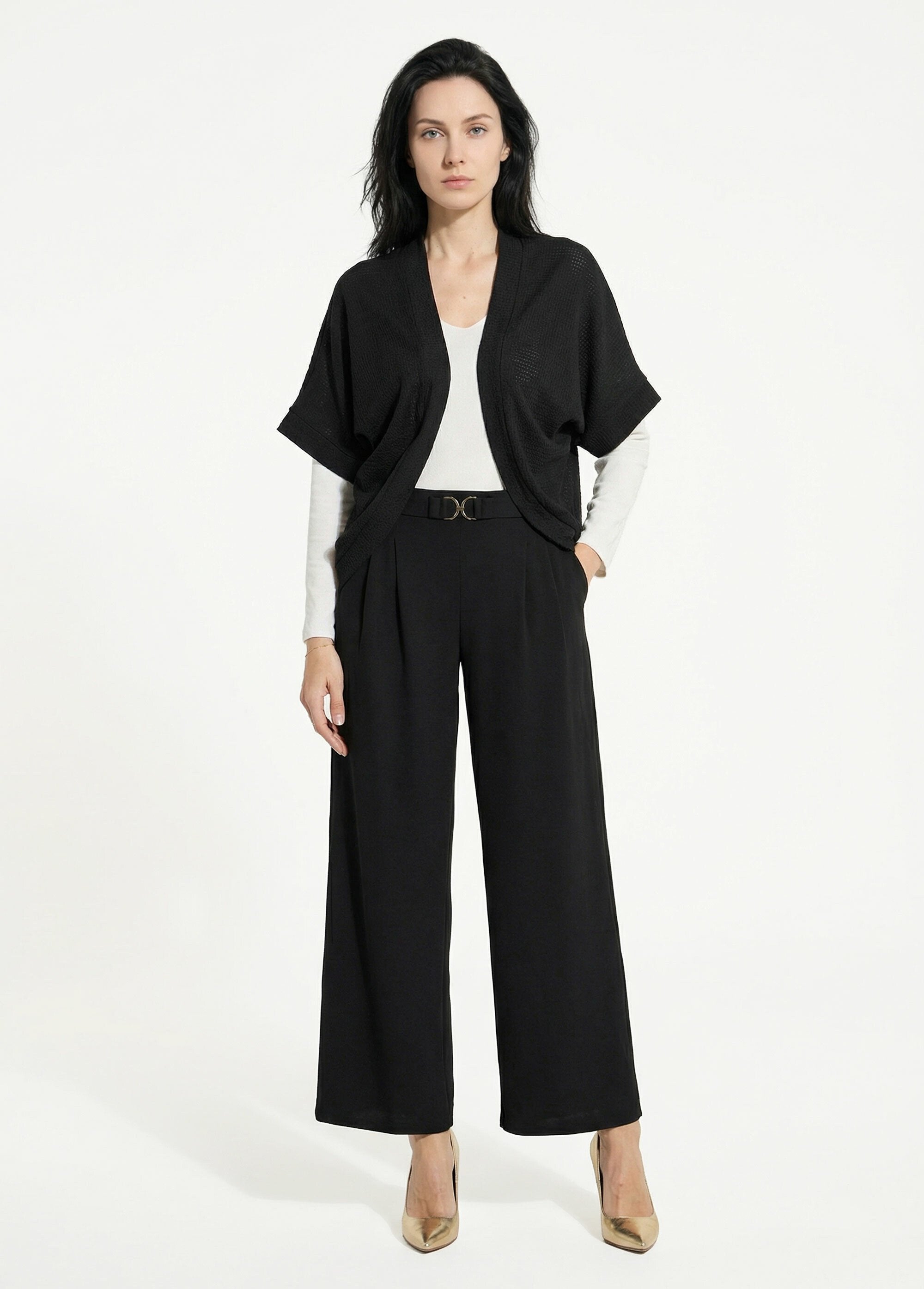 Waffle_knit_bolero_vest_Black_SF1_slim