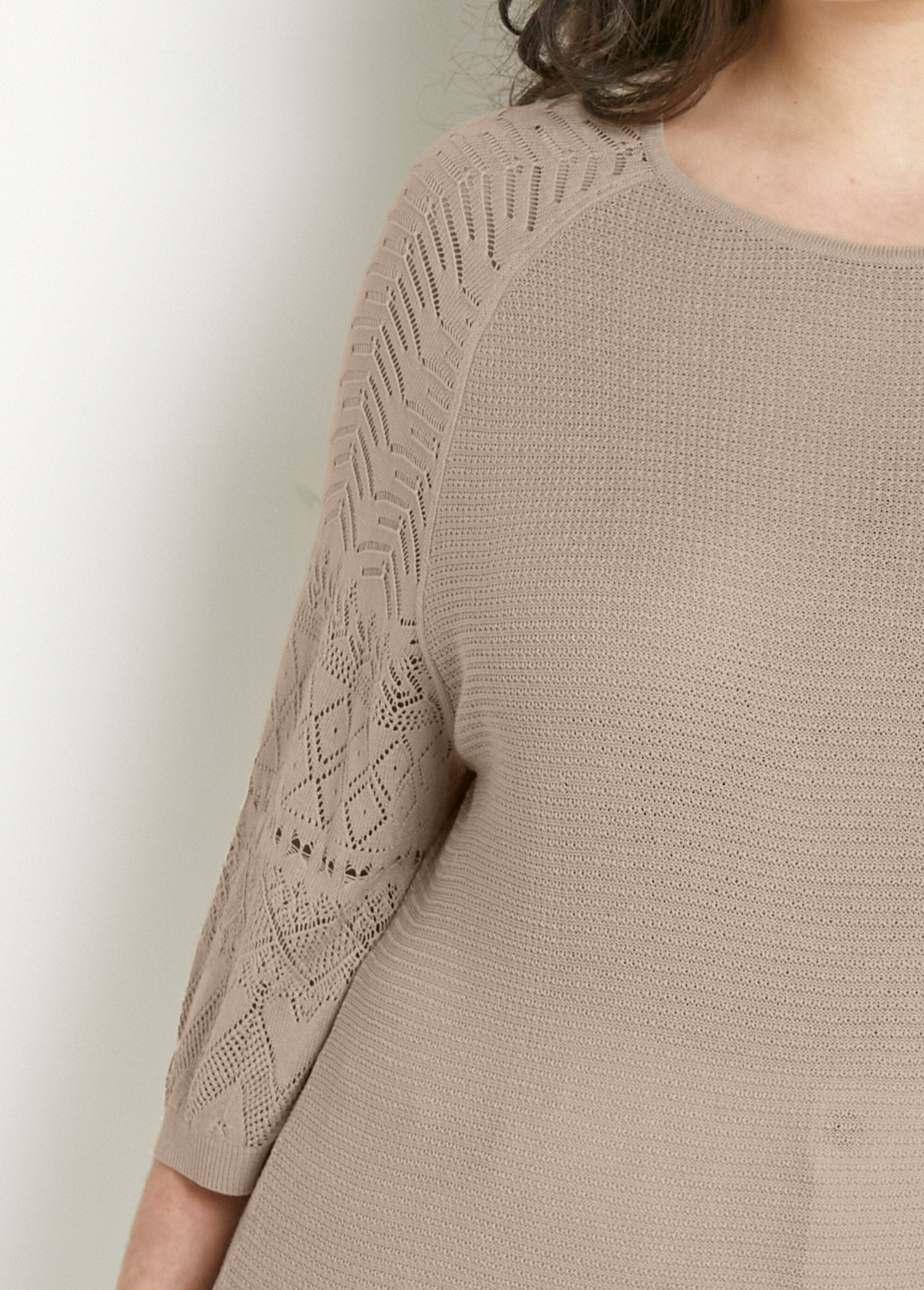 Lightweight_sweater_with_3/4_raglan_sleeves_and_round_neck_Beige_DE1_curvy
