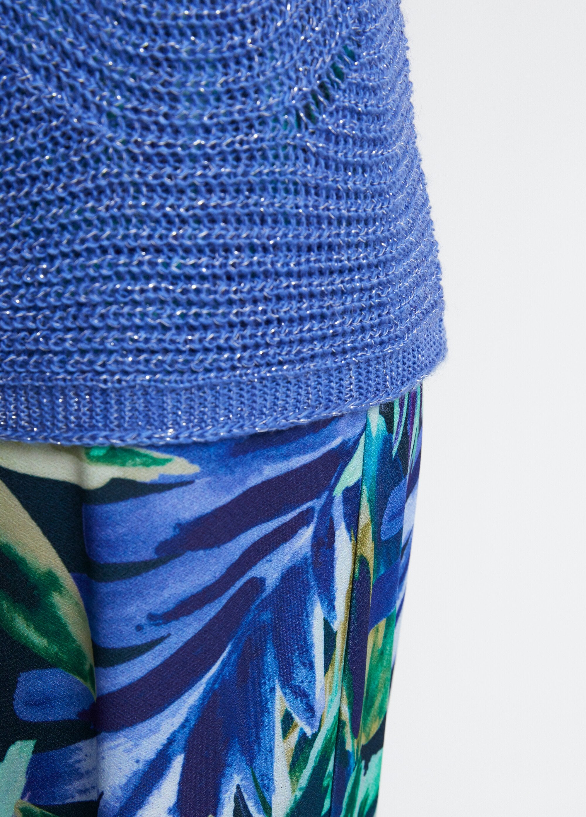 Openwork_box_volume_relief_knit_sweater_Blue_DE4_slim