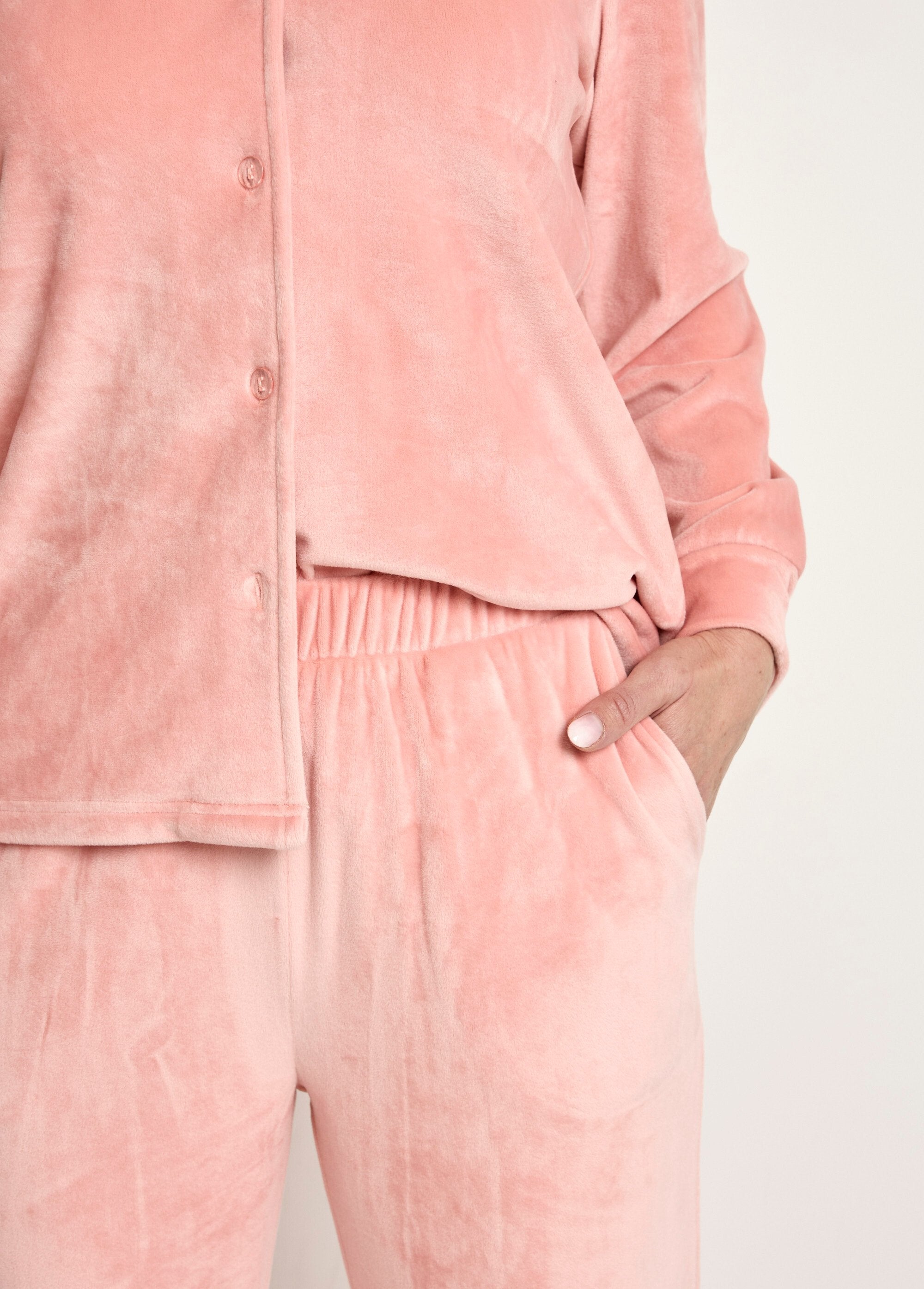 Long_button-down_stretch_velvet_pyjamas_Pink_DE2_slim
