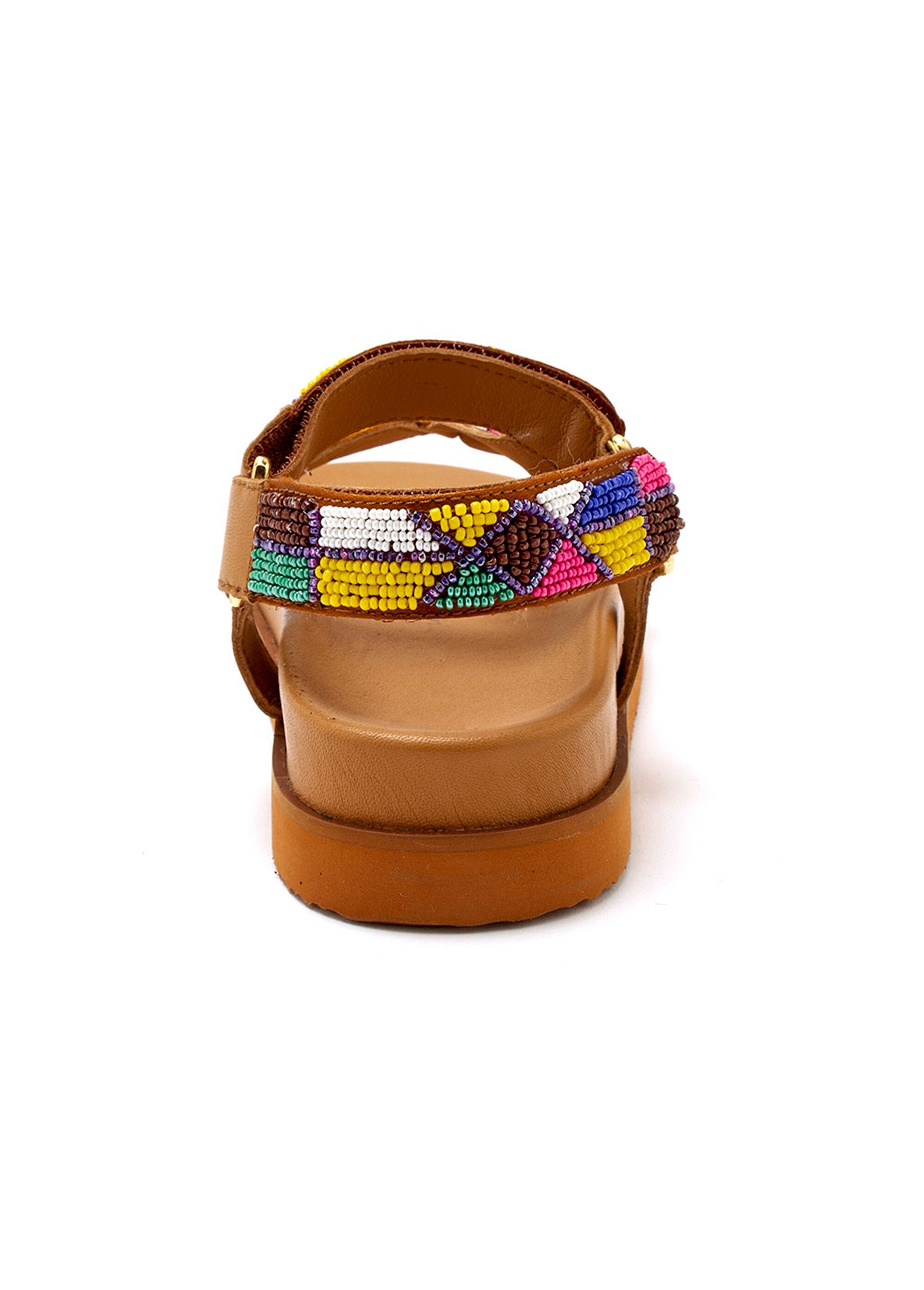 Ergonomic_sole_sandals_with_pearl_straps_Brown_DO1_slim