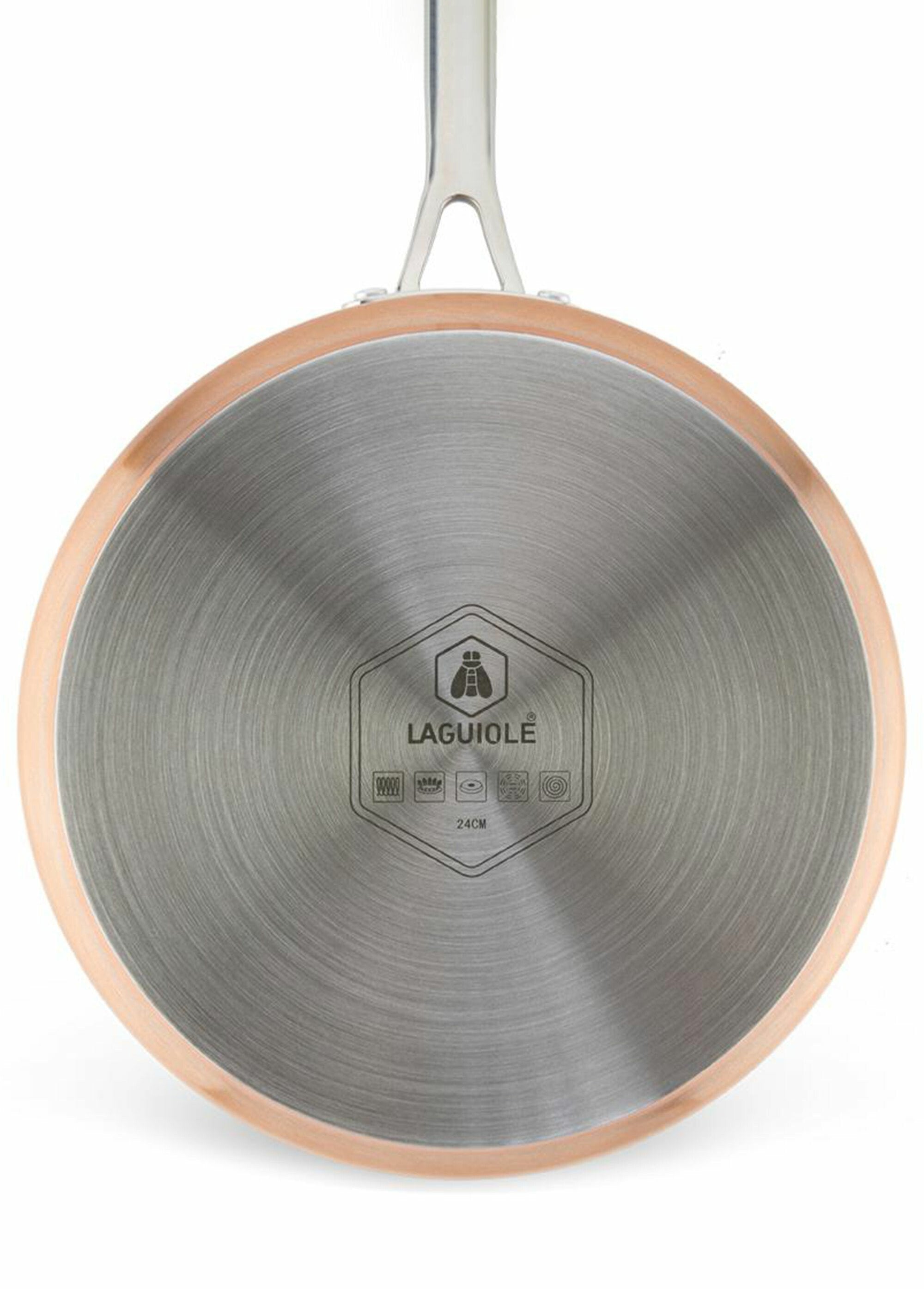 3_stackable_aluminum_pans_16/18/20cm_"Tip"_Copper_UN1_slim