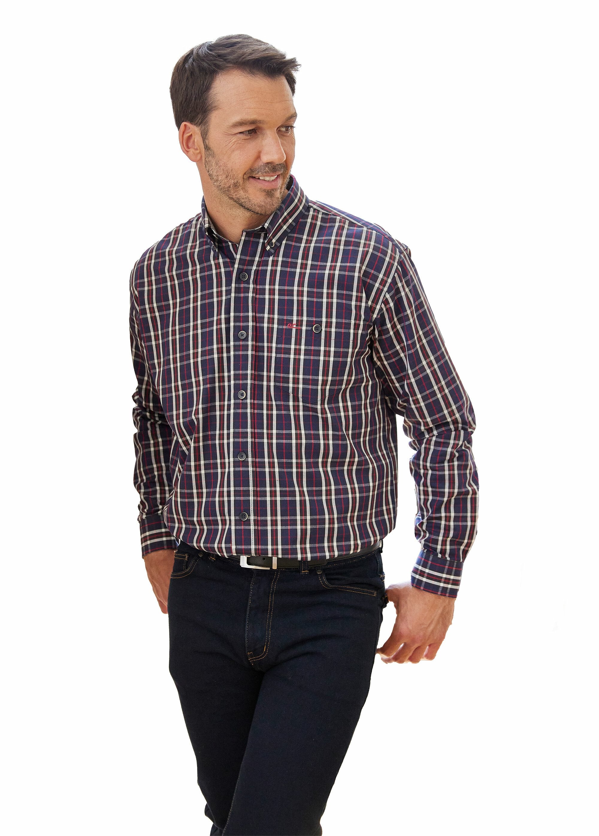 Long-sleeved_checked_shirt_Tiles_FA1_slim