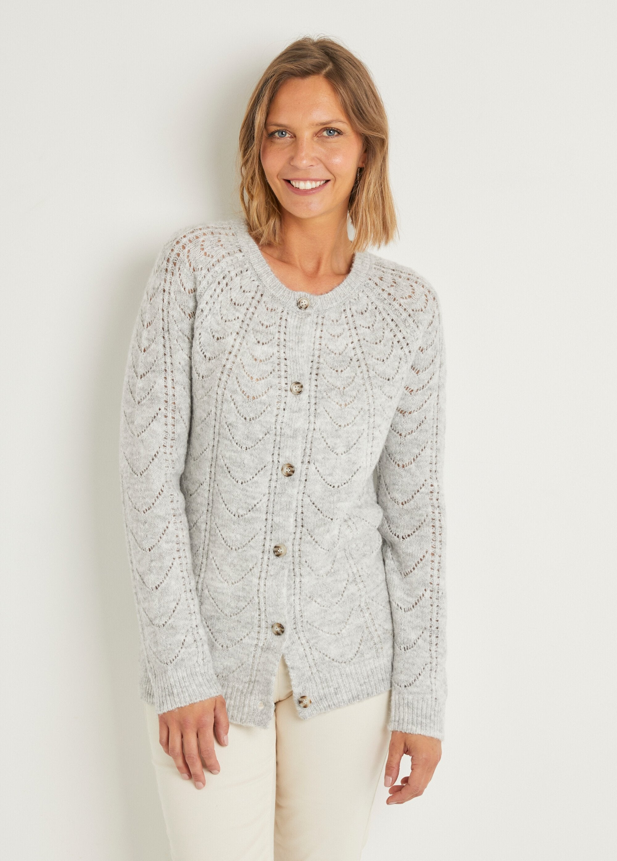 Round-neck_buttoned_cardigan_with_openwork_detailing_Heather_gray_FA1_slim