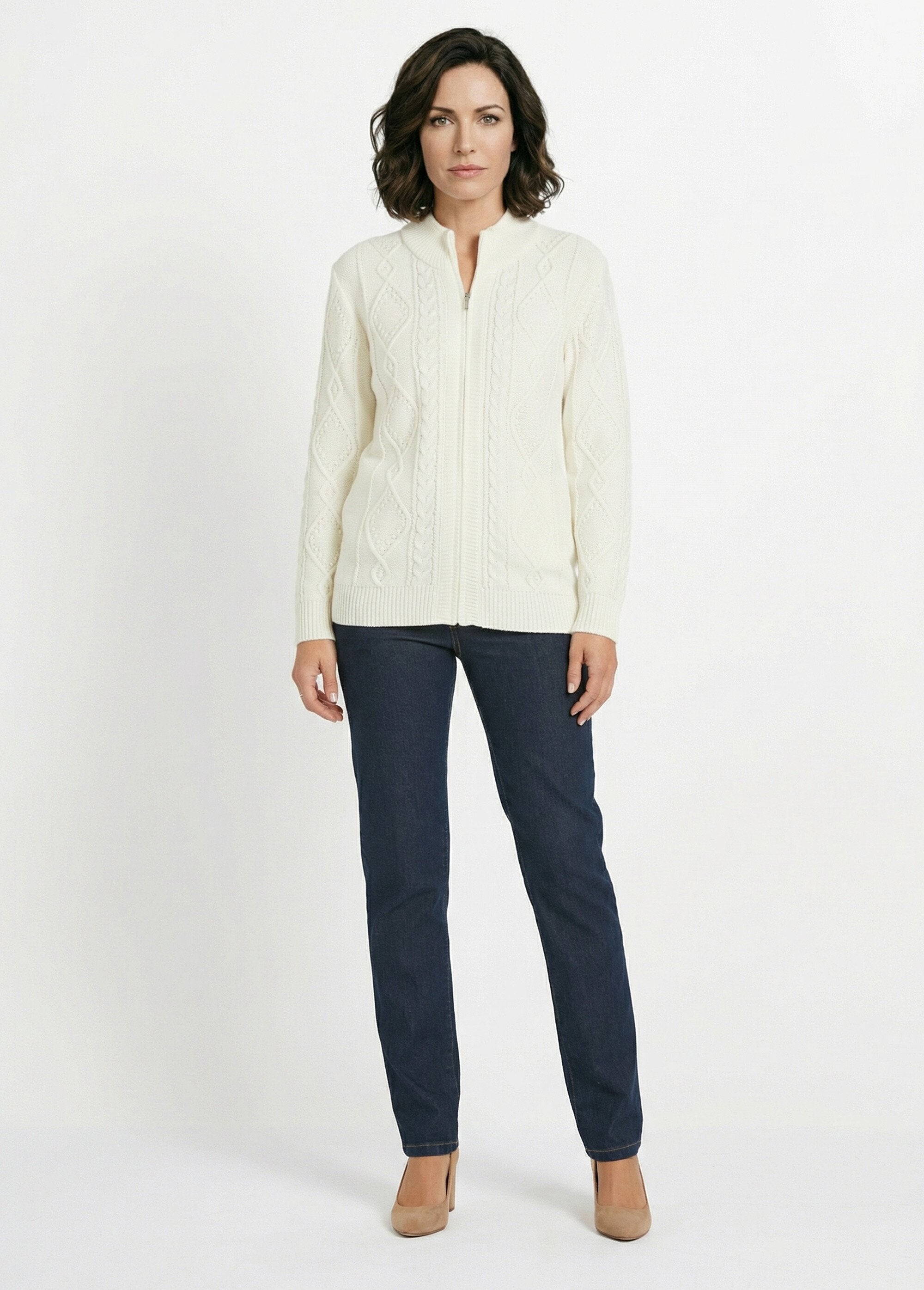 Warm_zipped_cardigan_with_cable_high_collar_Ecru_SF1_slim