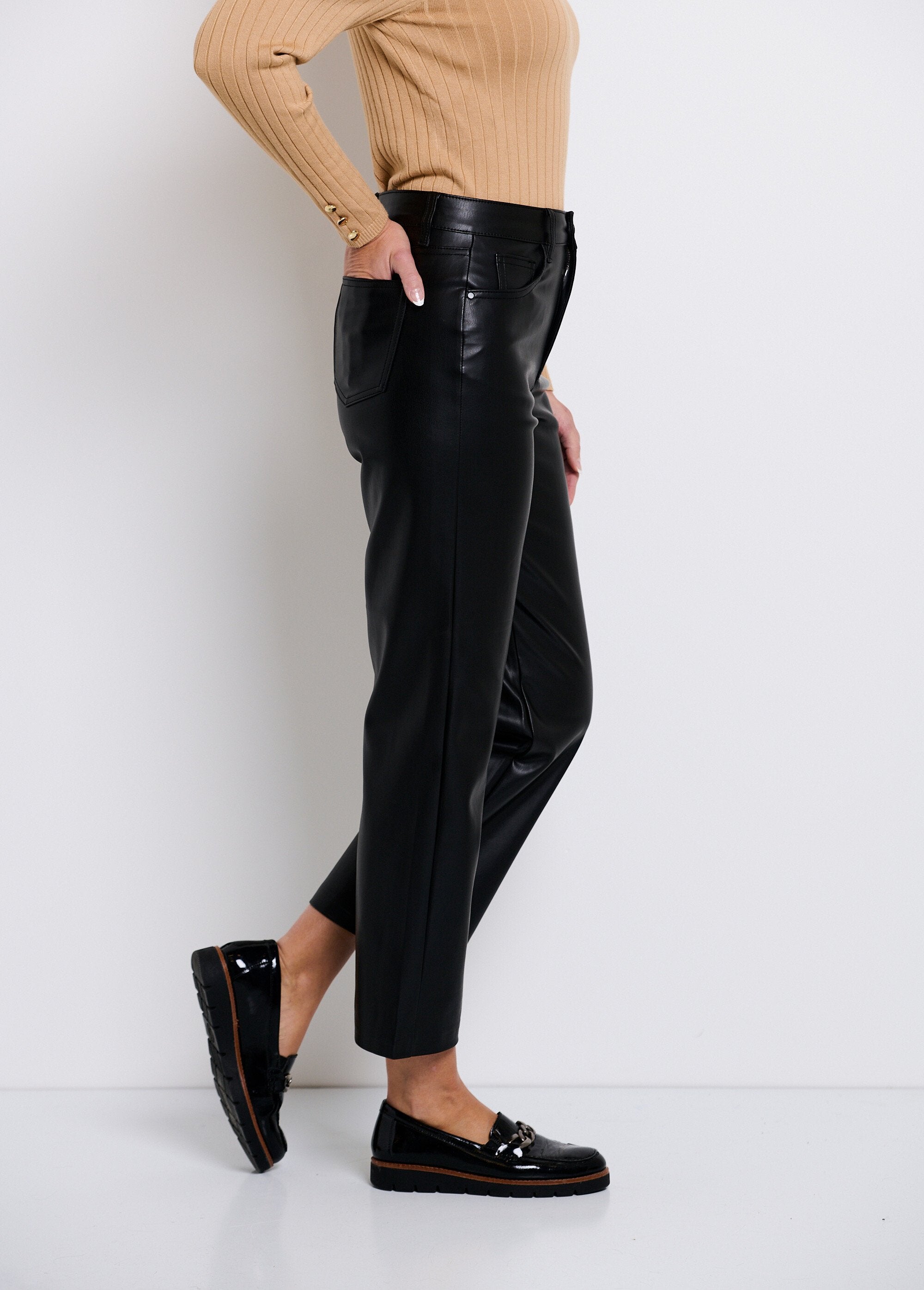 5_pocket_7/8_faux_leather_pants_Black_DR1_slim