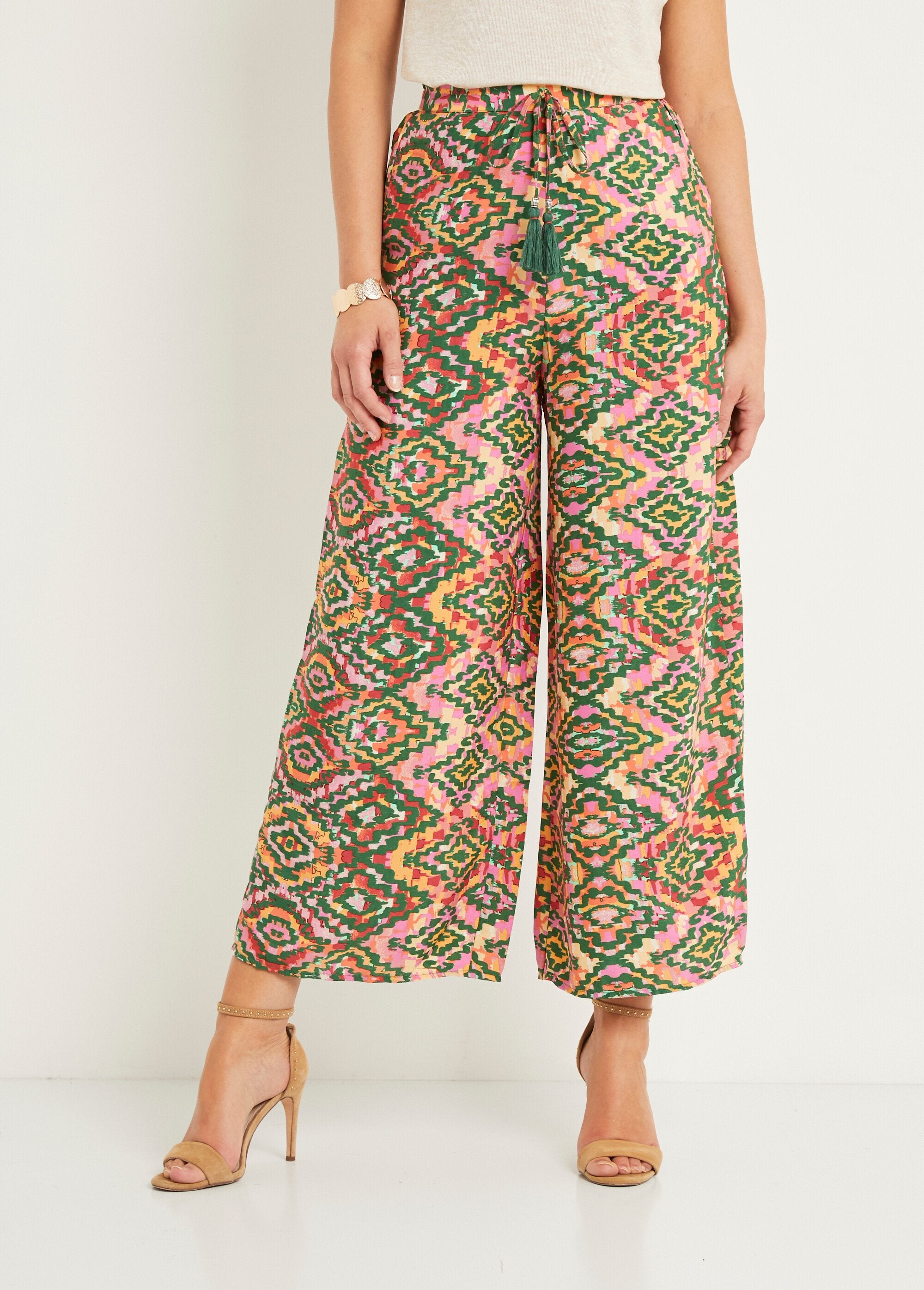 Wide_ethnic_printed_pants_Pink_and_green_FA1_slim