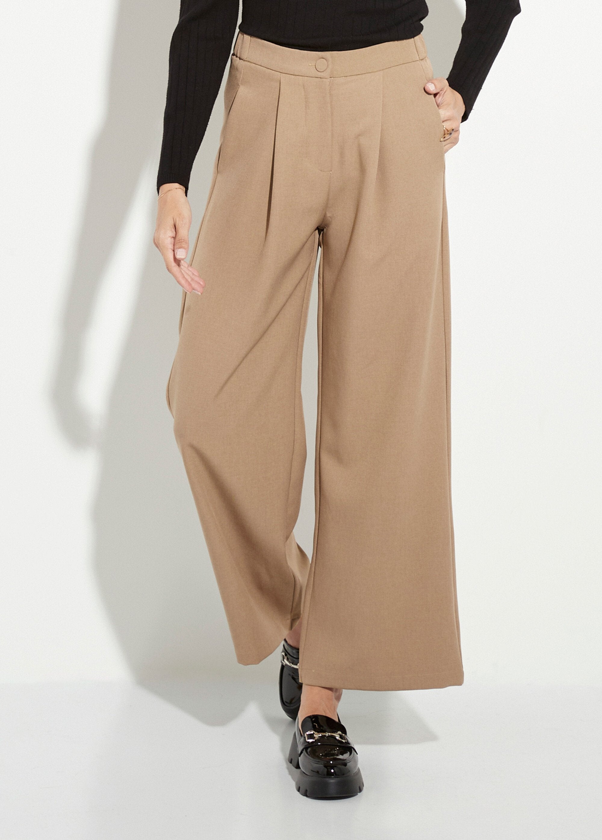 Elasticated_flowing_tailored_trousers_Beige_FA1_slim