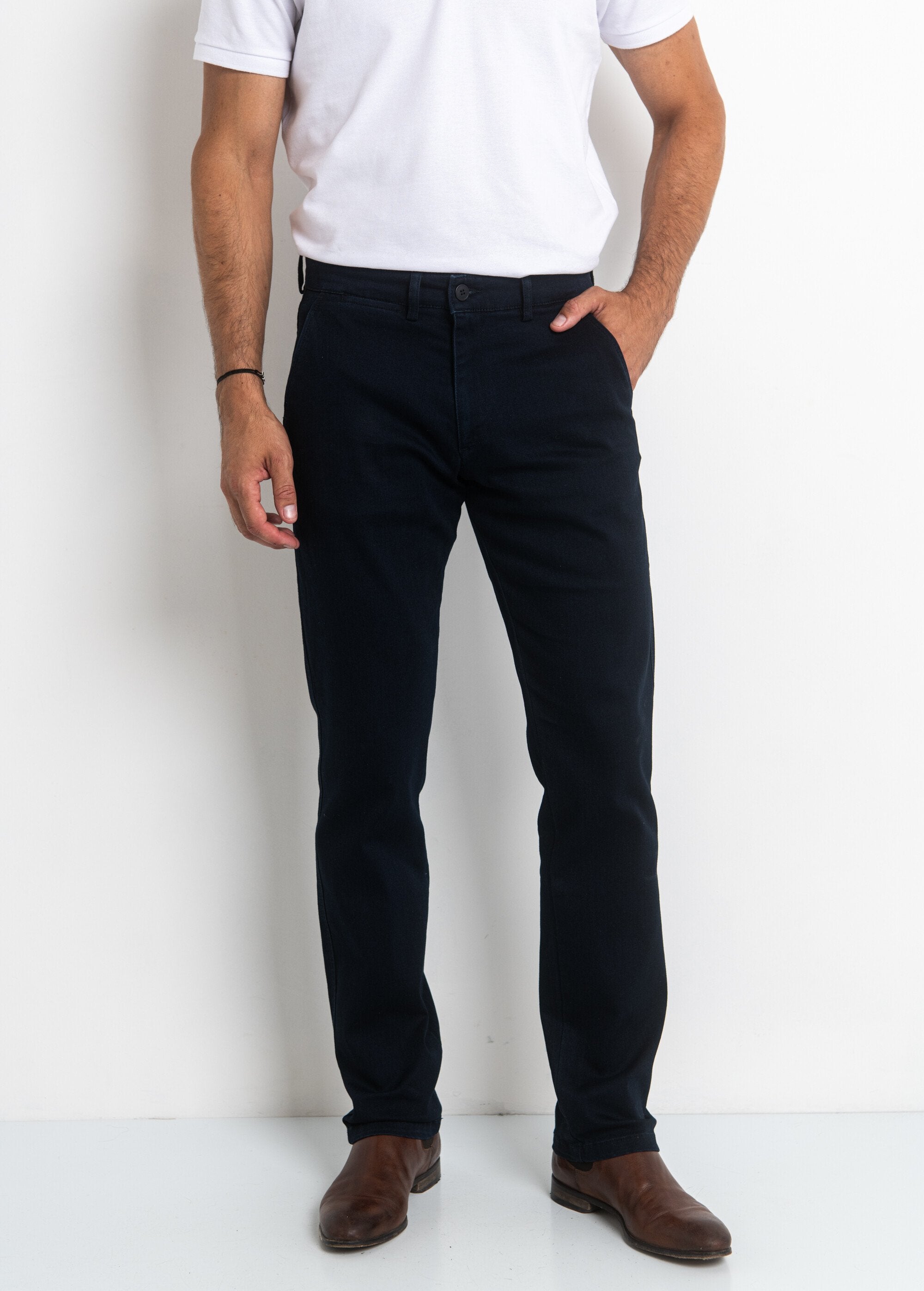 Pantalon_toile_denim_poches_raglan_Marine_FA1_slim