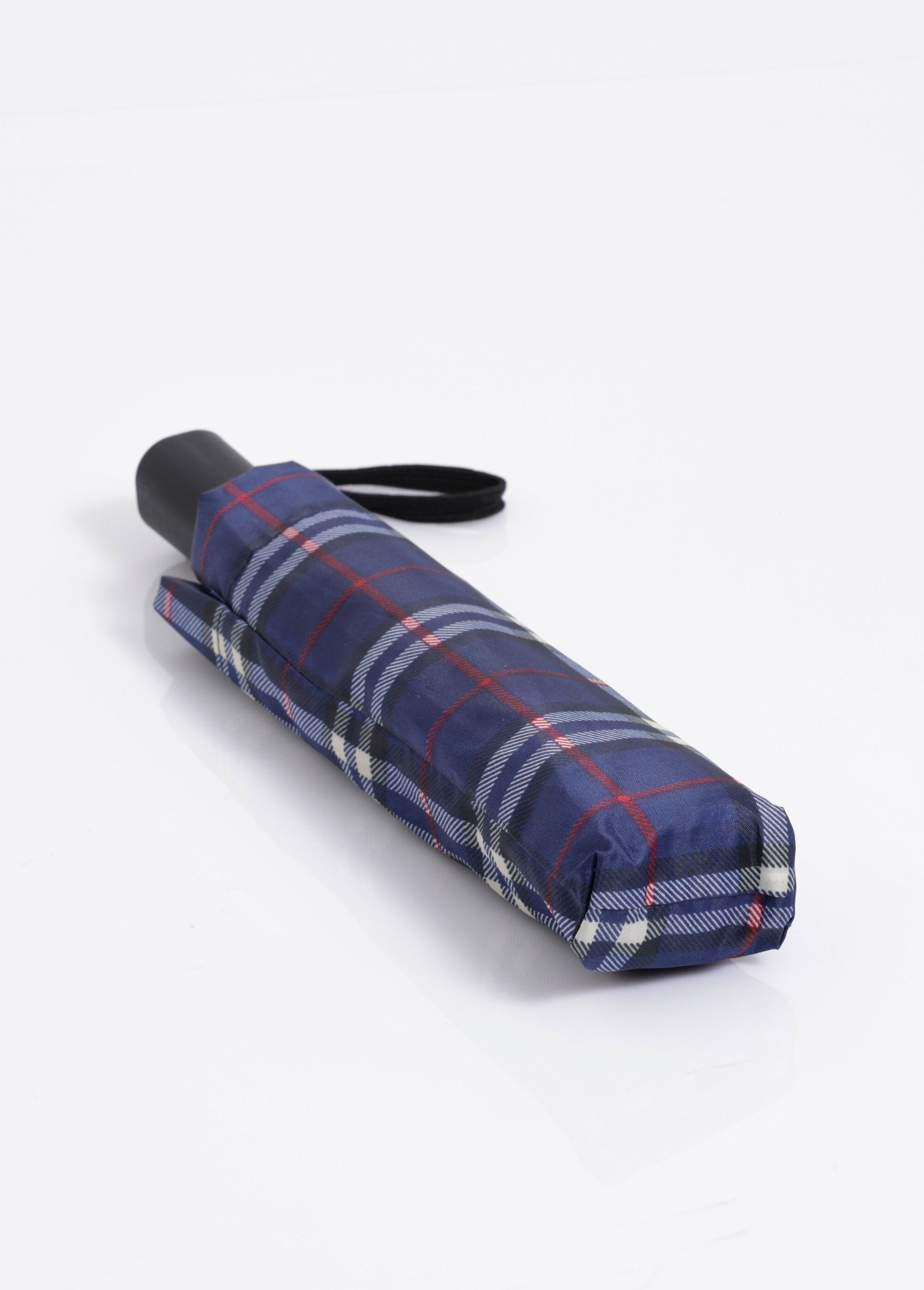 Automatic_umbrella_with_checkered_print_Marine_FA1_slim