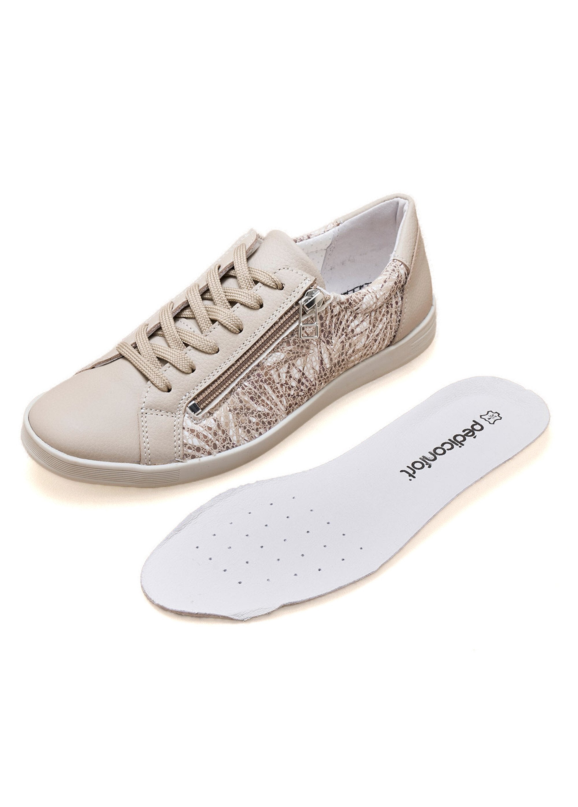 Wide-width_lace-up_and_zipped_leather_sneakers_Beige_print_DE1_slim