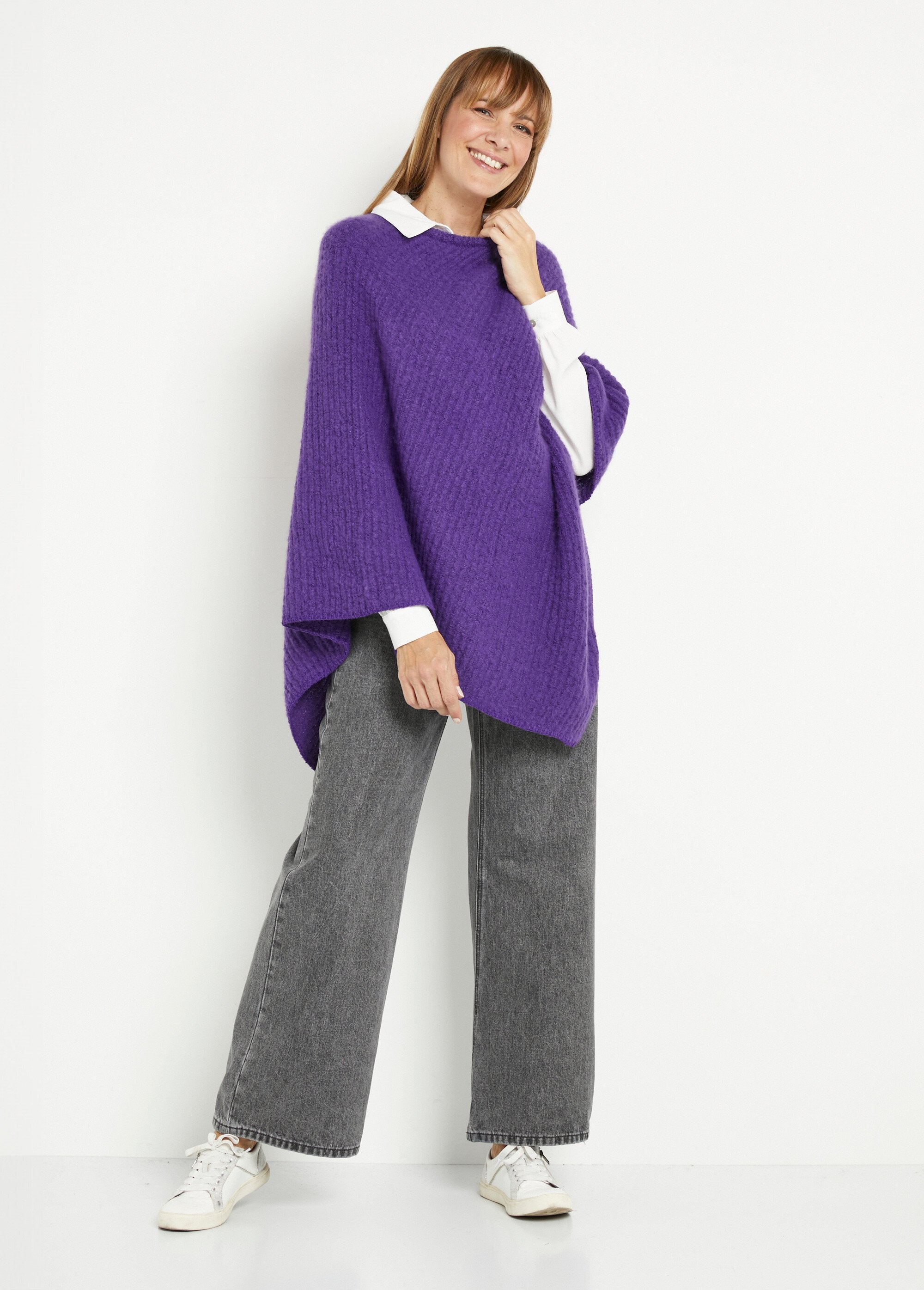 Warm_fluffy_knit_poncho_Purple_SF1_slim