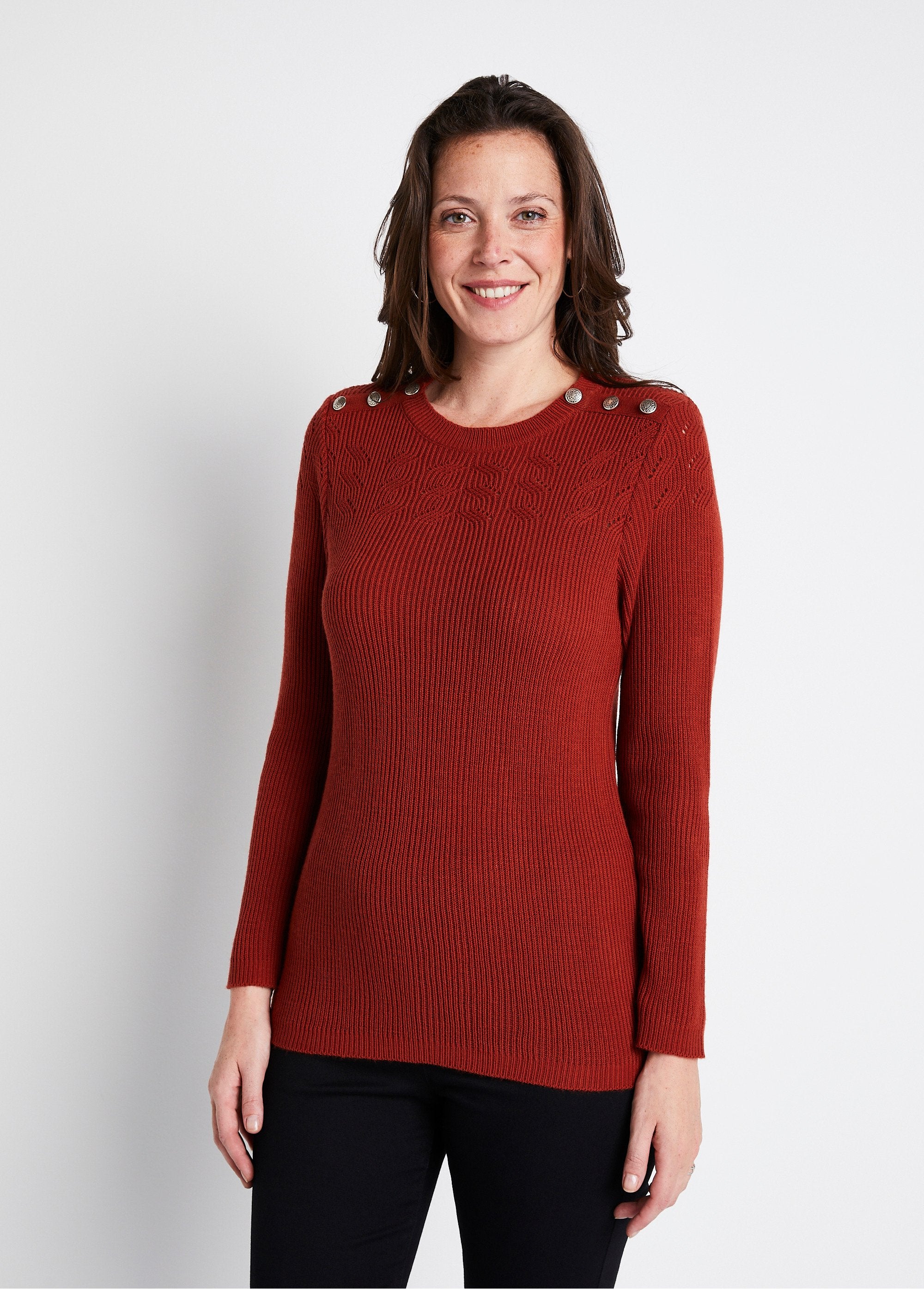 Openwork_ribbed_knit_sweater_with_round_neck_Spicy_FA1_slim