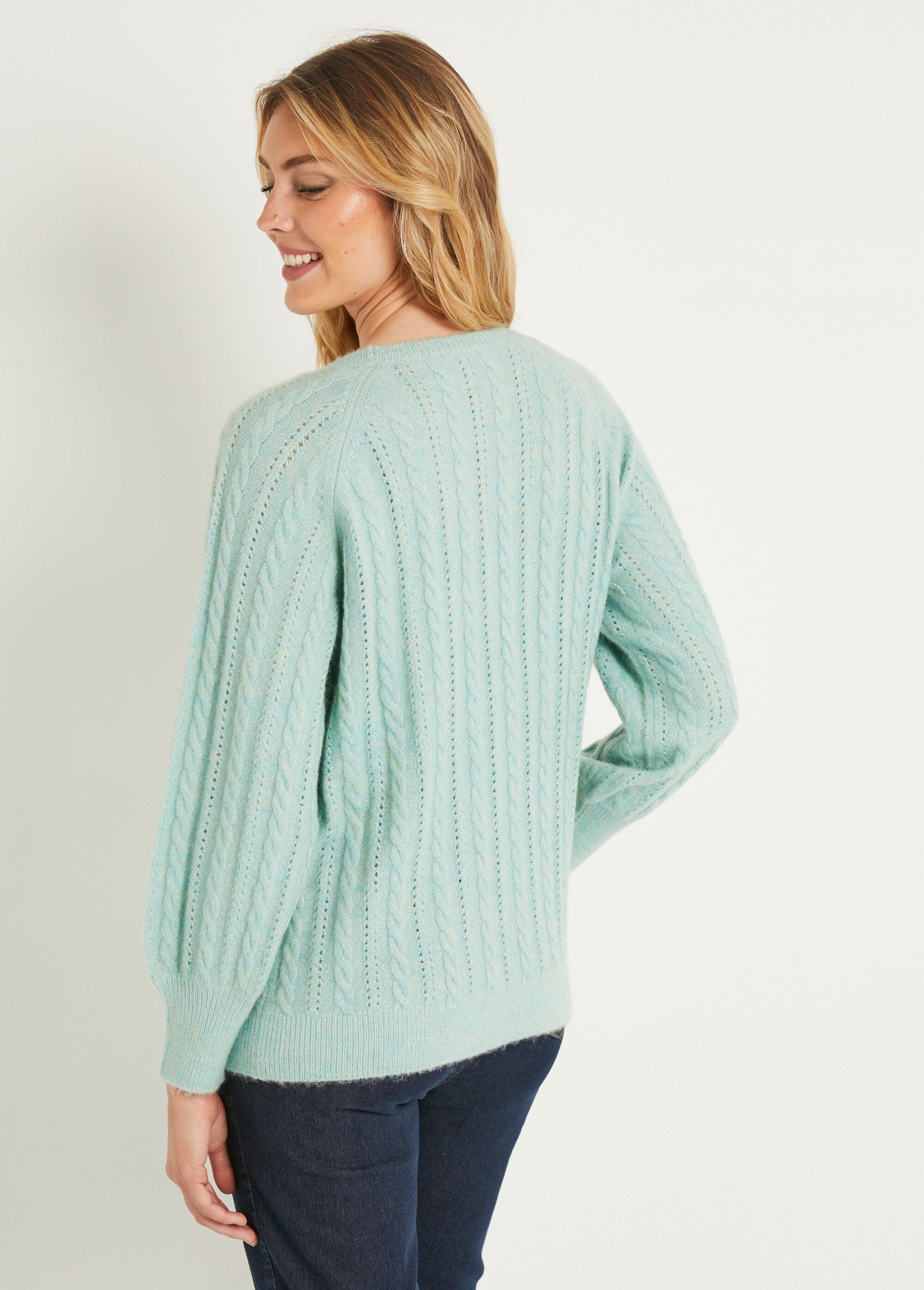 Soft_iridescent_cable_knit_openwork_wool_sweater_Aqua_DO1_slim