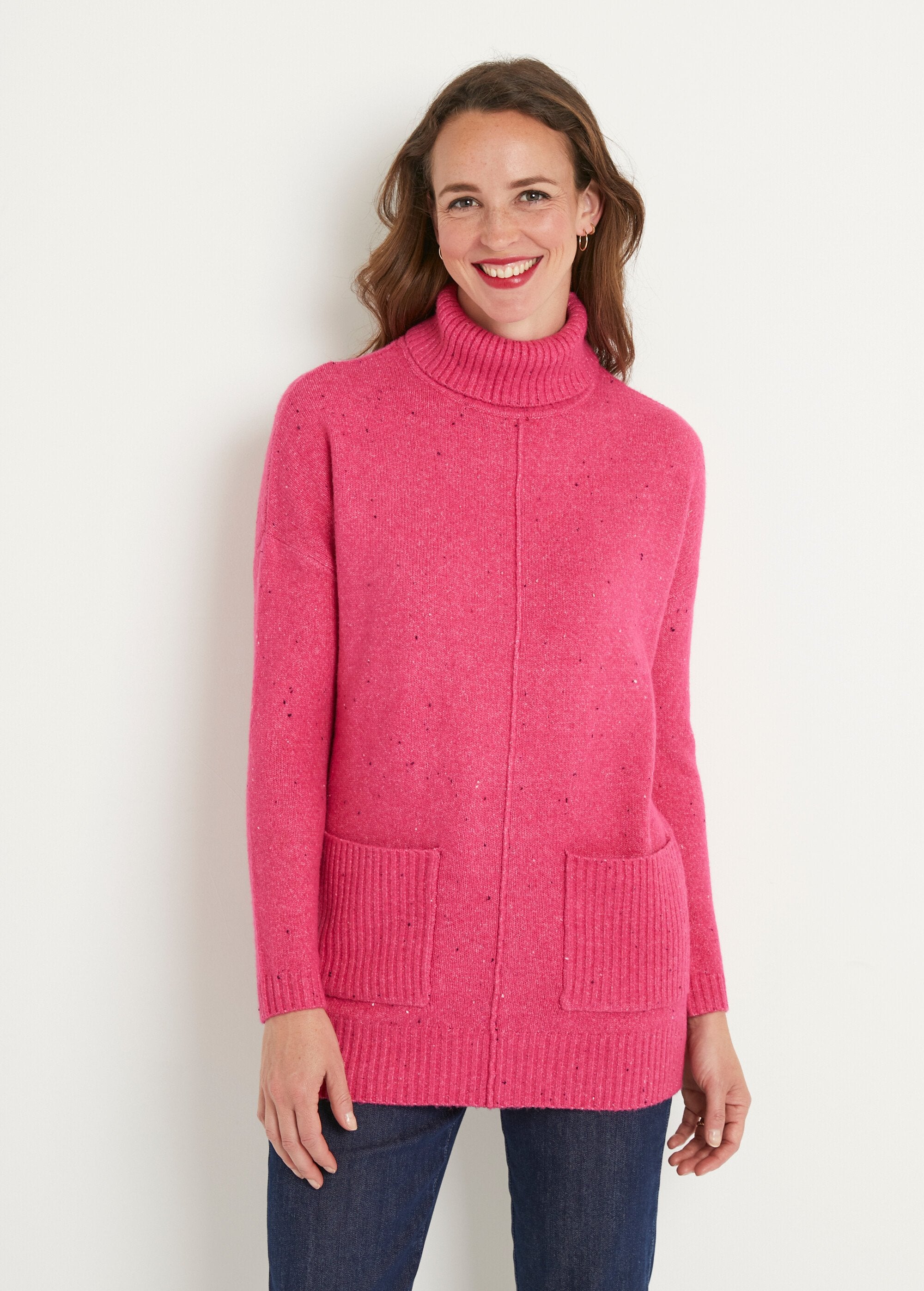 Warm_speckled_turtleneck_tunic_sweater_Fuchsia_FA1_slim