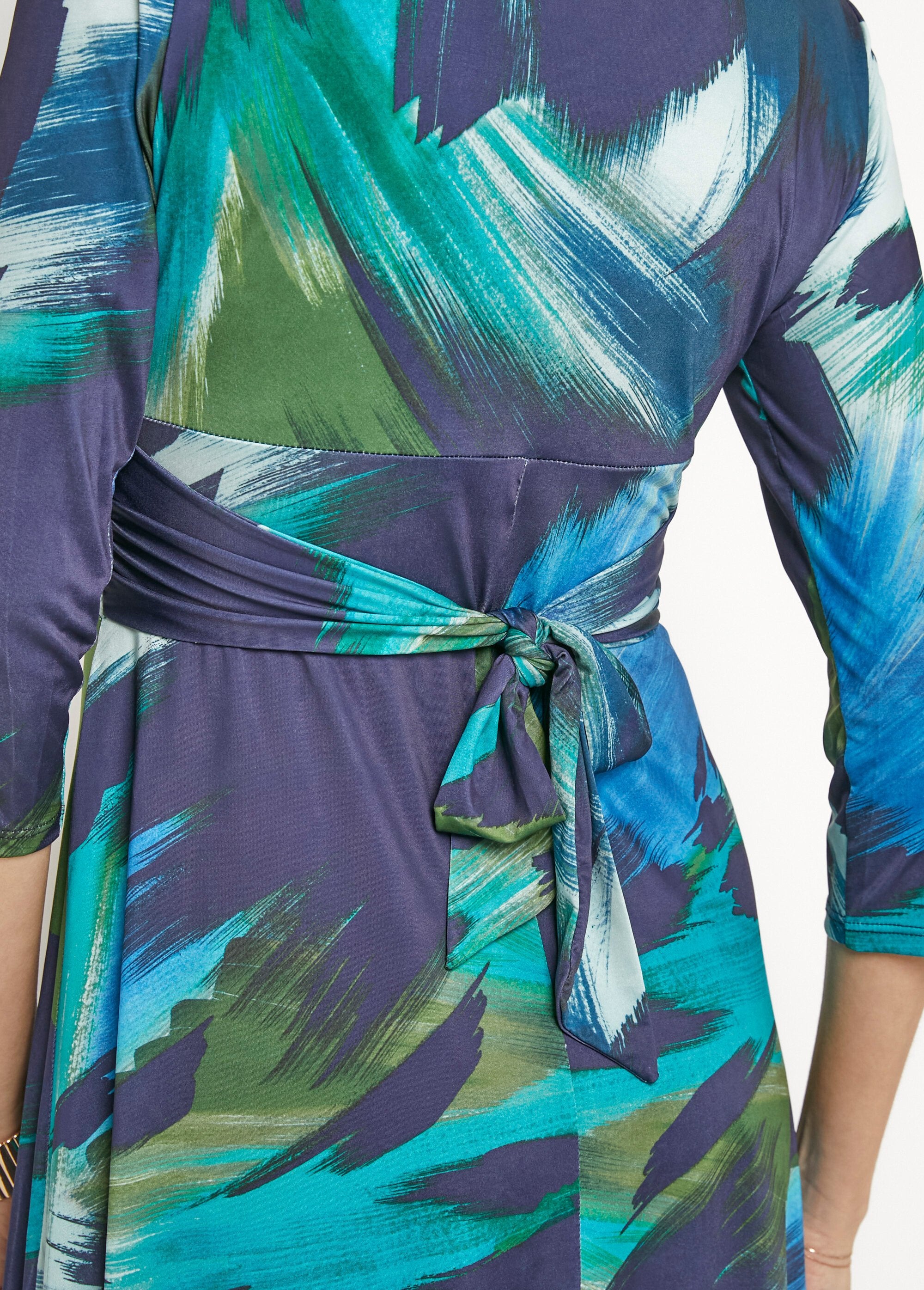 Stretch_wrap_dress_with_draped_details_Blue_and_green_DE1_slim