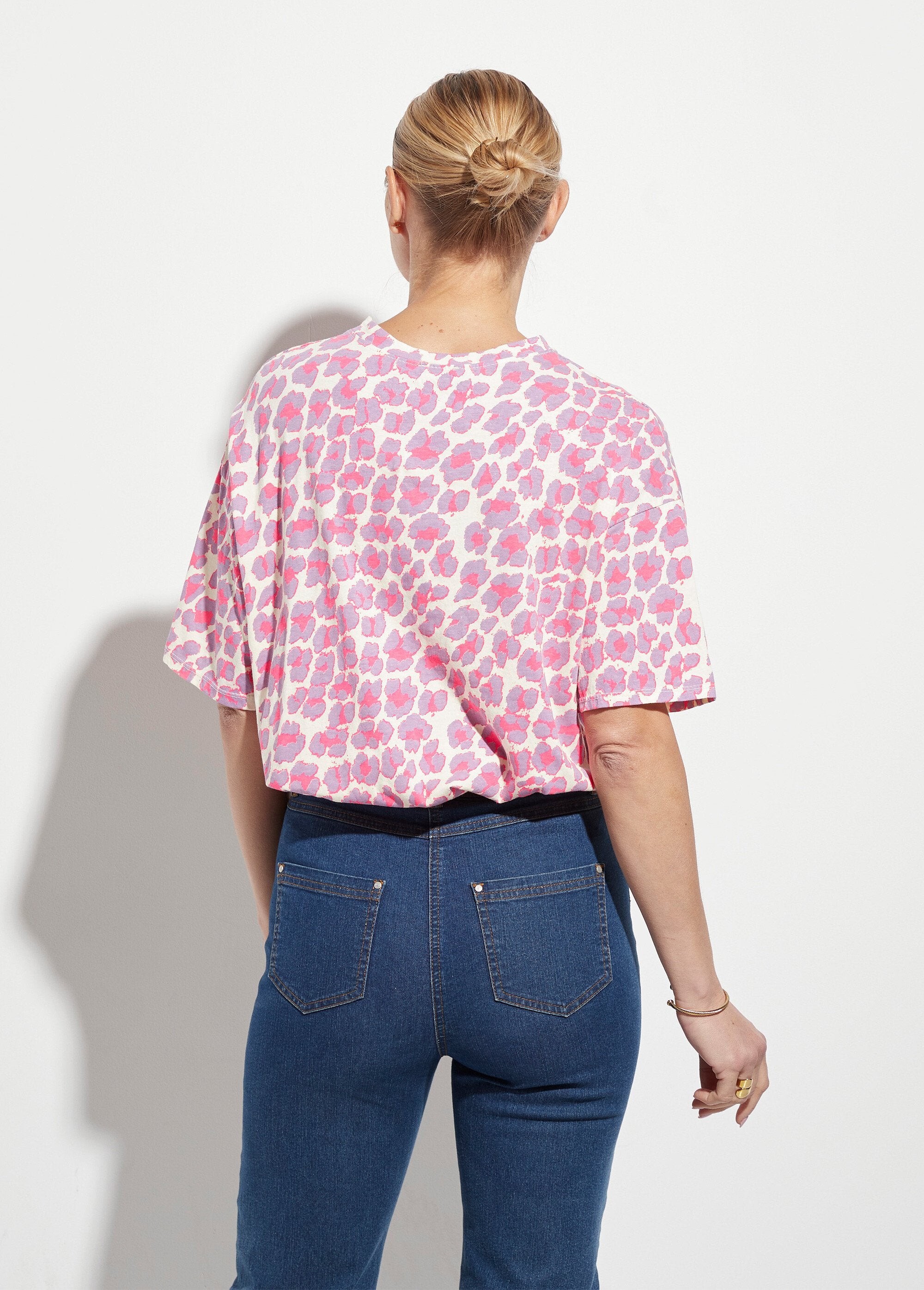 T-shirt_manches_courtes_léopard_fluo_Violet_et_rose_DO1_slim