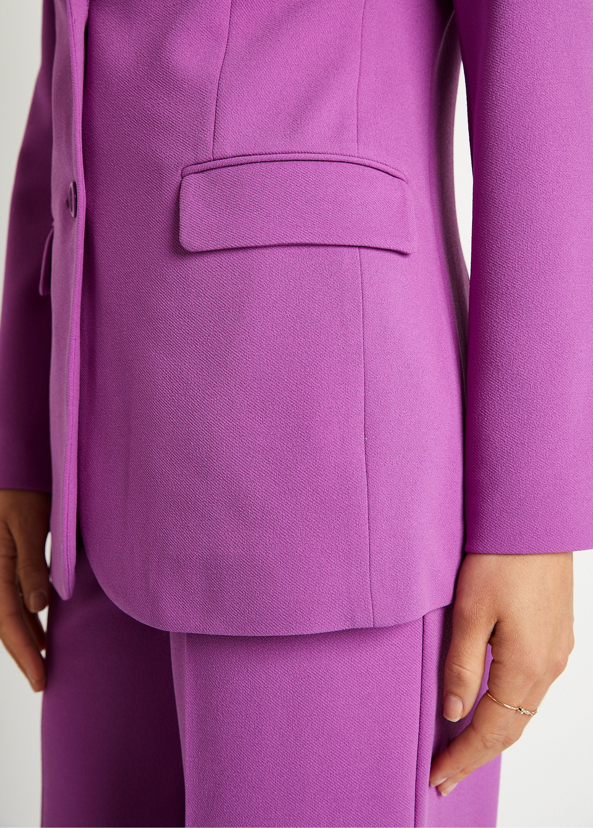 Straight_cut_plain_knit_blazer_jacket_Purple_DE2_slim