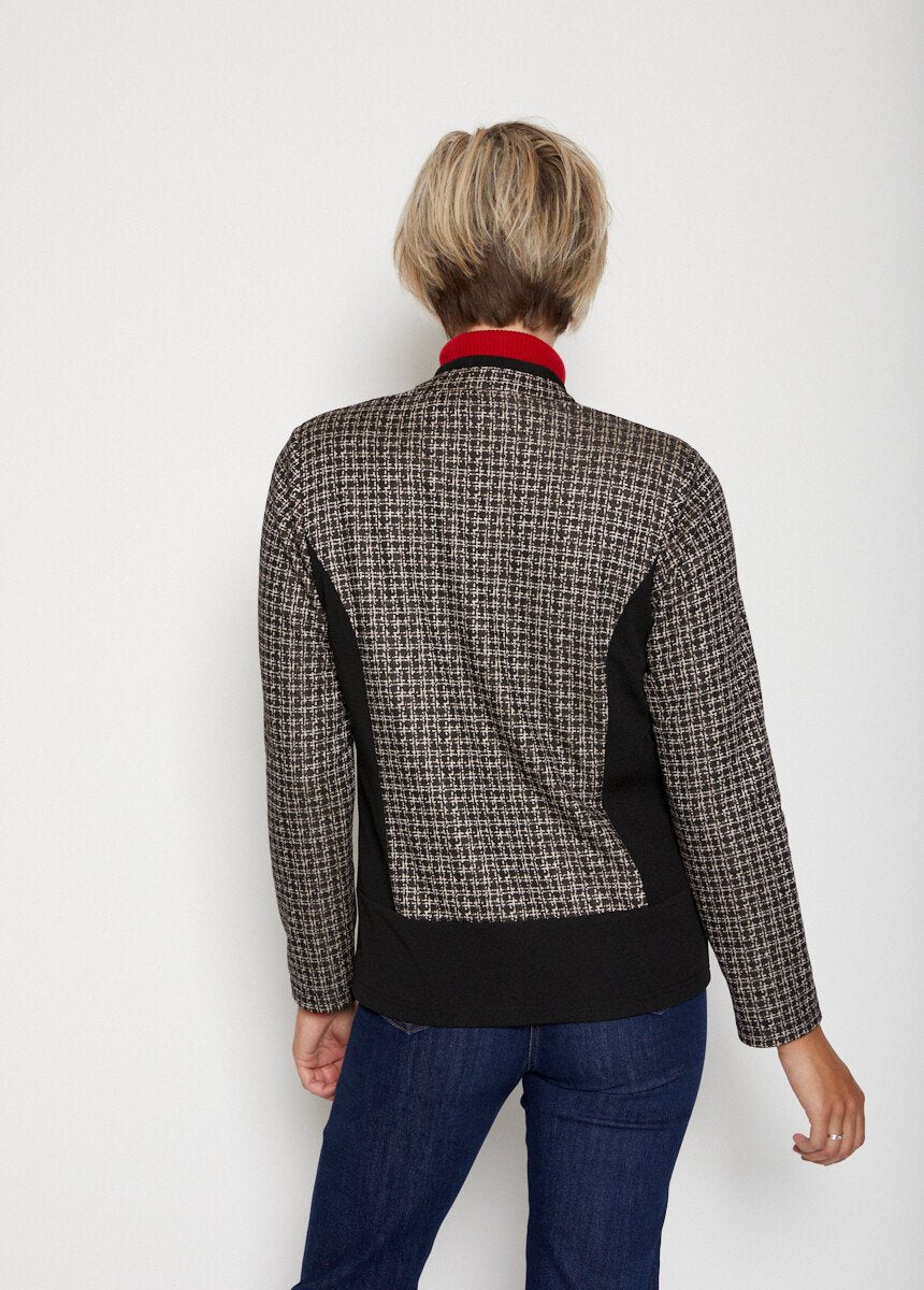 Jacket,_jacquard_knit,_plain_details_Black_and_natural_DO1_slim